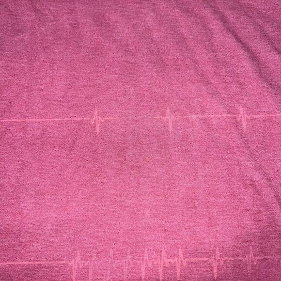 Solfire Mens Red Heartbeat Shirt Sleeve Shirt Size Large - Picture 2 of 4